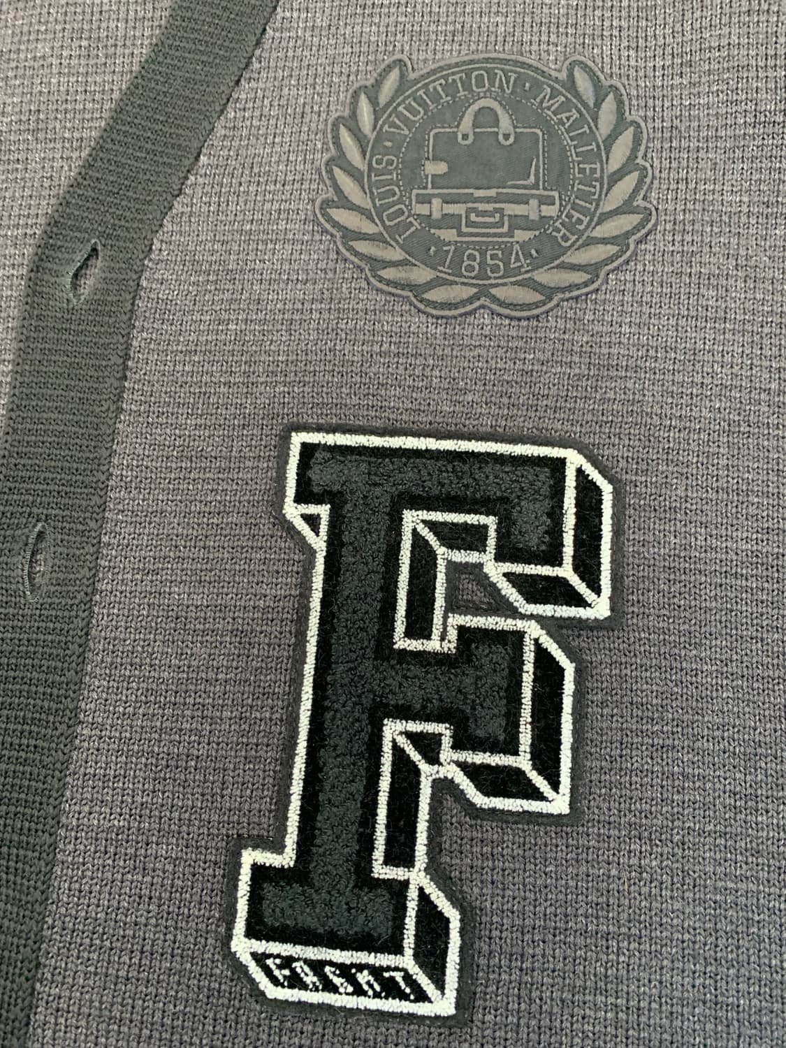 루이비통 X 프라그먼트 17 / AW 카디건(헤비 울)M 사이즈 상품이미지6