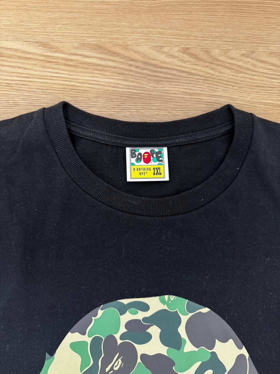 베이프 티셔츠 2XL 블랙 상품이미지3