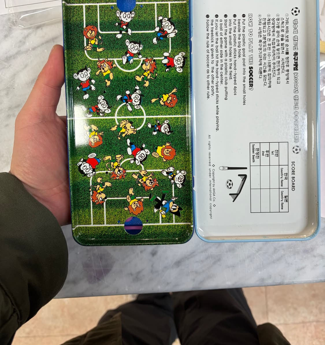 고전 문구) 축구게임 필통 상품이미지3