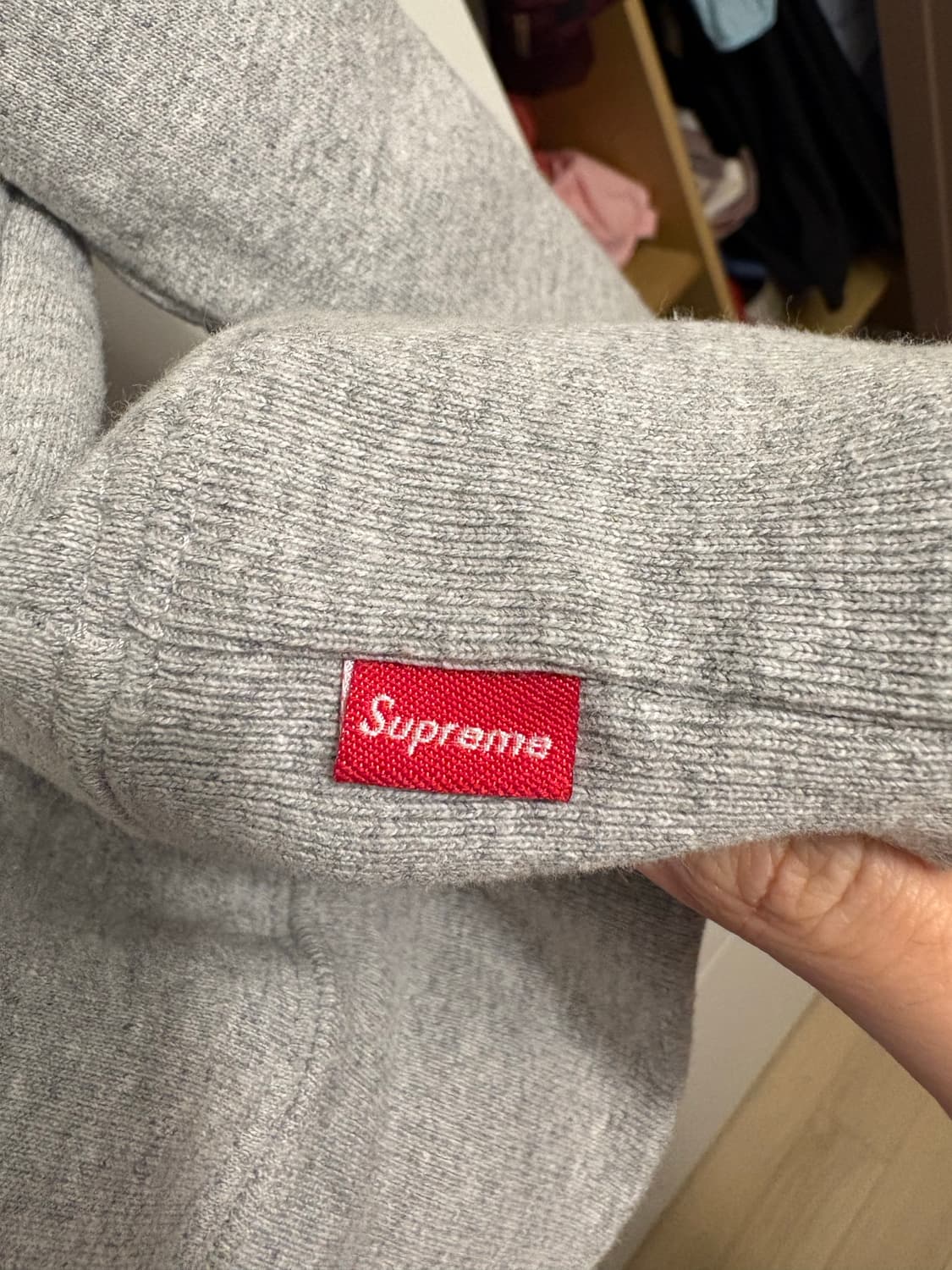 슈프림 버버리 박스로고 후드 상품이미지4