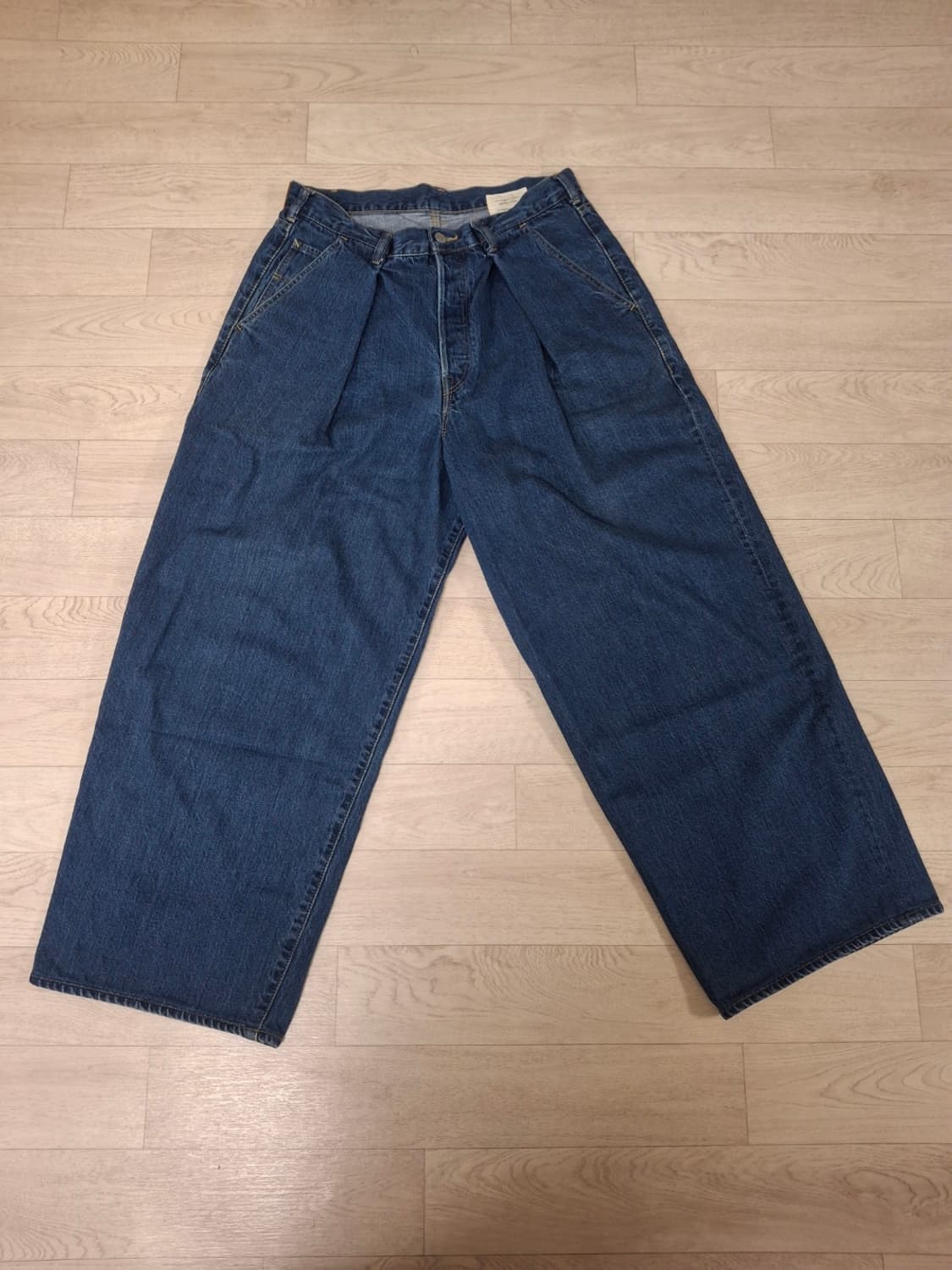 [3] 마카웨어 와이드 데님 블루 상품이미지4