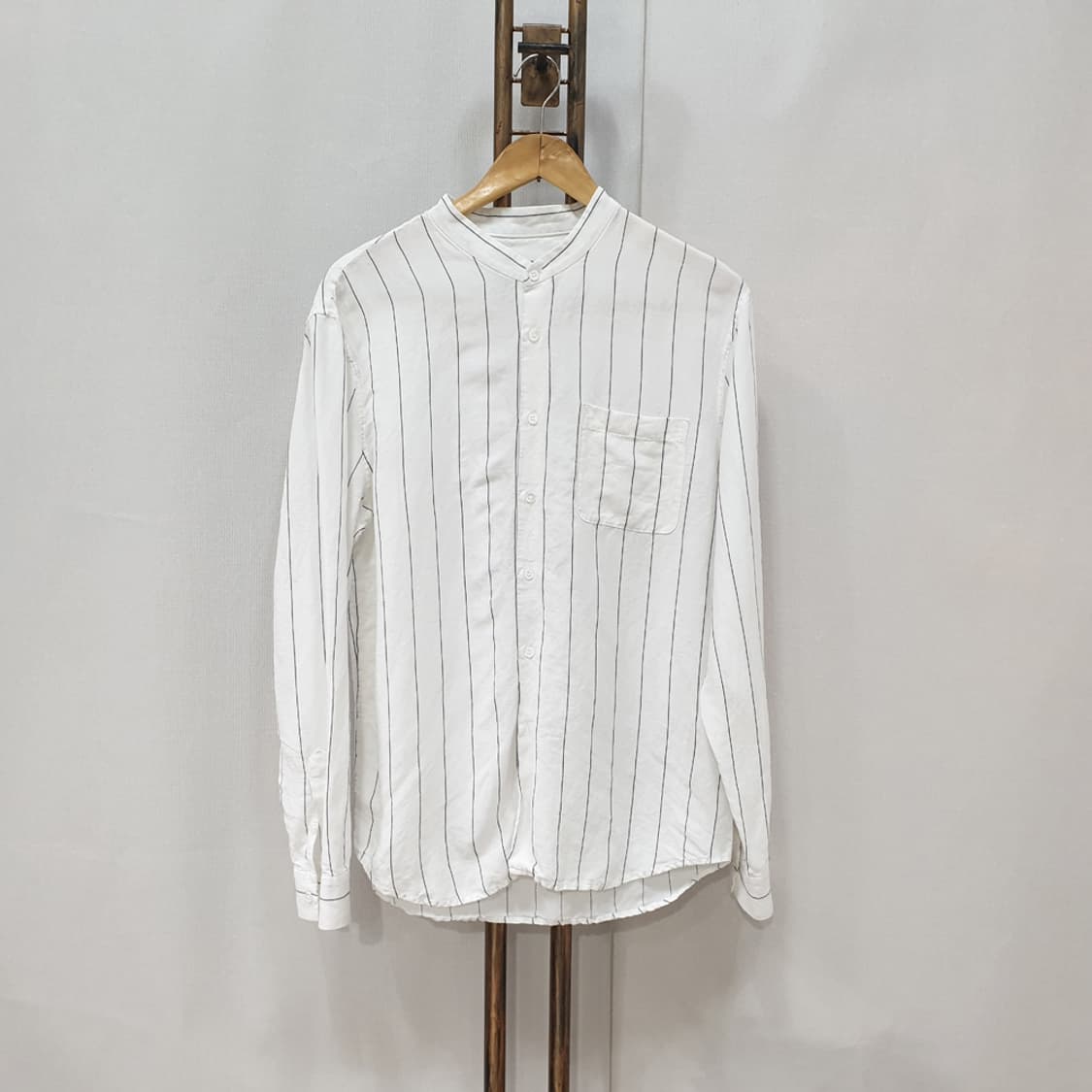 클럽모나코 스트라이프 린넨 셔츠 남방 105 상품이미지1