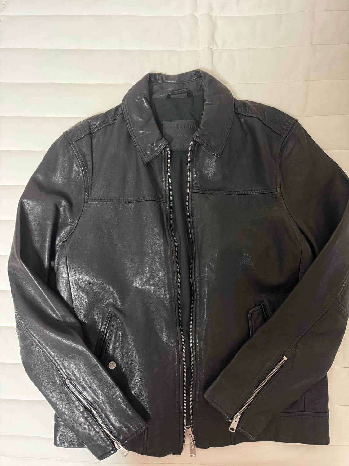 AllSAINTS 리얼레더(lamb 100%) 자켓 (L size) 상품이미지1