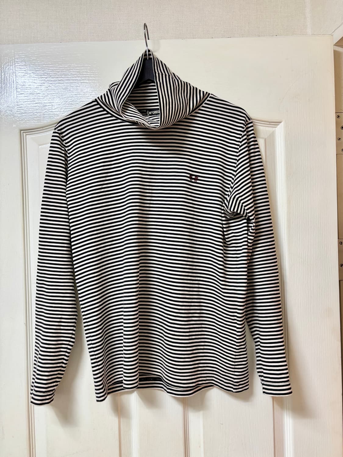 맥그리거 폴라티 목티 터틀넥 mcgregor 스트라이프 단가라 상품이미지1