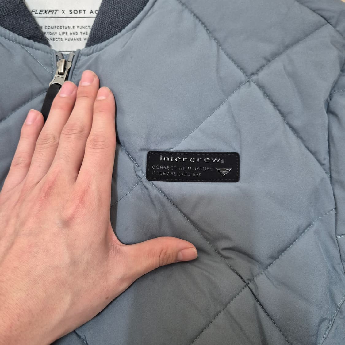 인터크루 남성 퀼팅 항공점퍼 상품이미지5