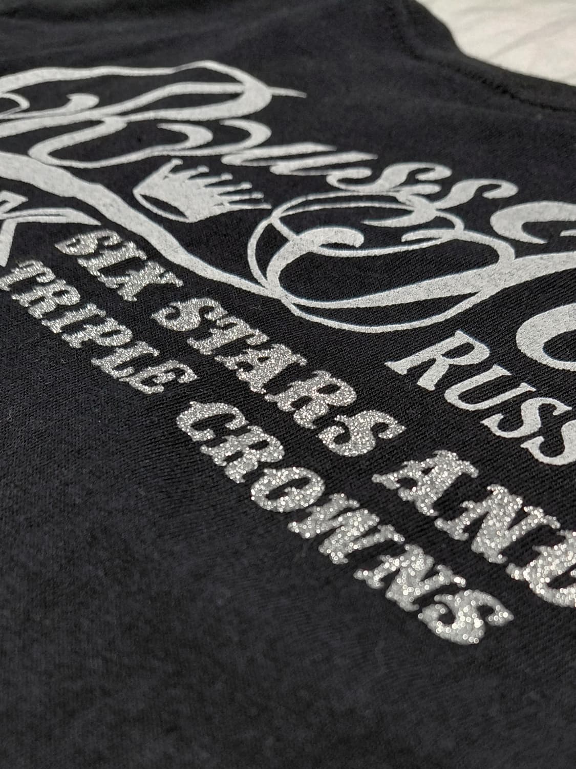 [S] Russ K(러스케이) 실버 그래픽 박로고 롱 슬리브 티셔츠 상품이미지10