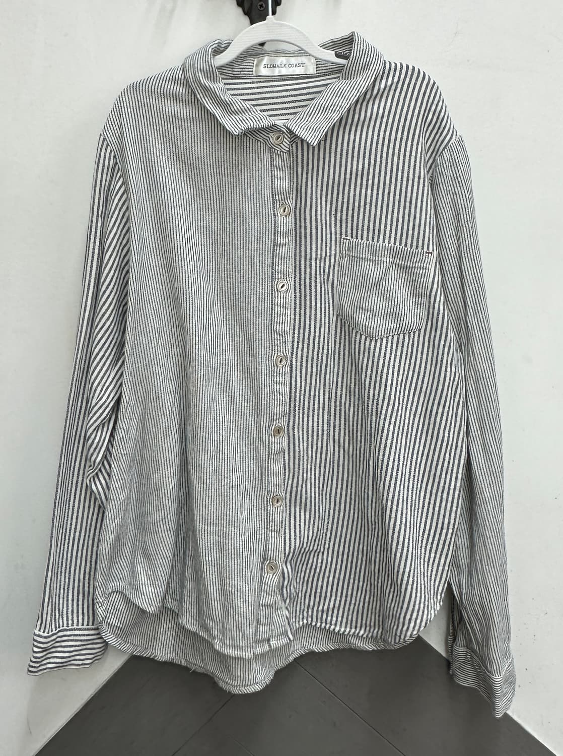 🩶사와코의 외출복 코디세트🩶그런지 그레이 무채색 니트 셔츠 빈티지 상품이미지4