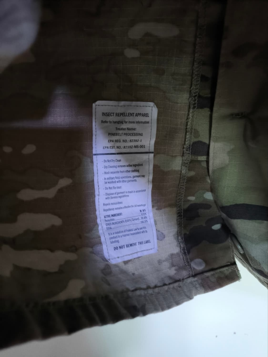 미디엄레귤러 미군 OCP 오리지널 전투복 상의 105 상품이미지6