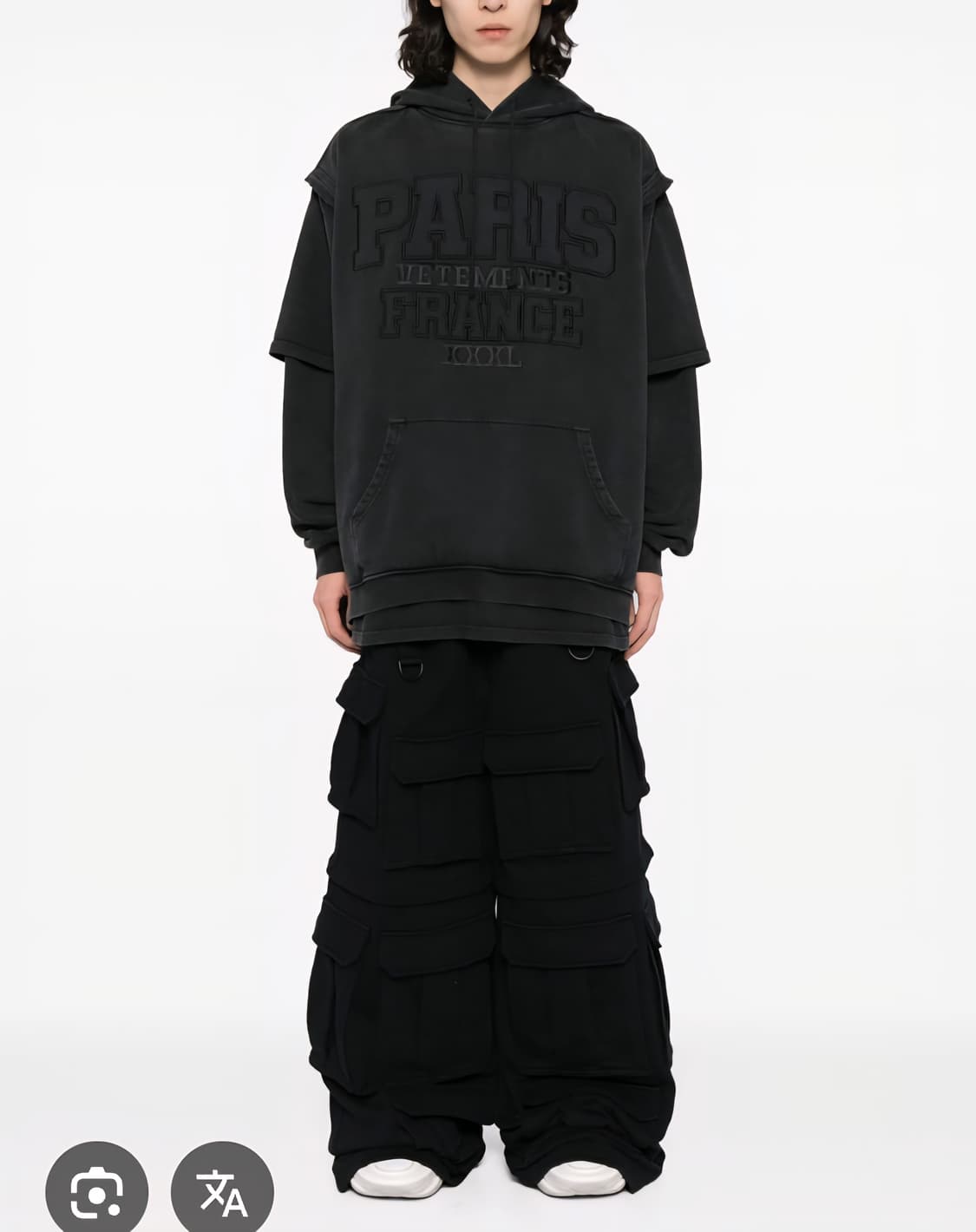 베트멍 멀티 카고 포켓 팬츠 와이드 바지 상품이미지2