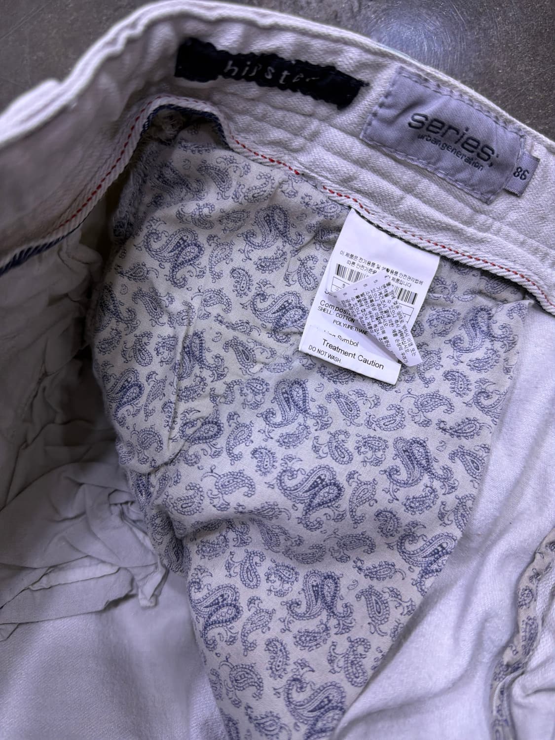 시리즈 힙스터 빈티지 흑탄 워싱 스판 혼방 캐쥬얼 팬츠 86(34) 상품이미지9