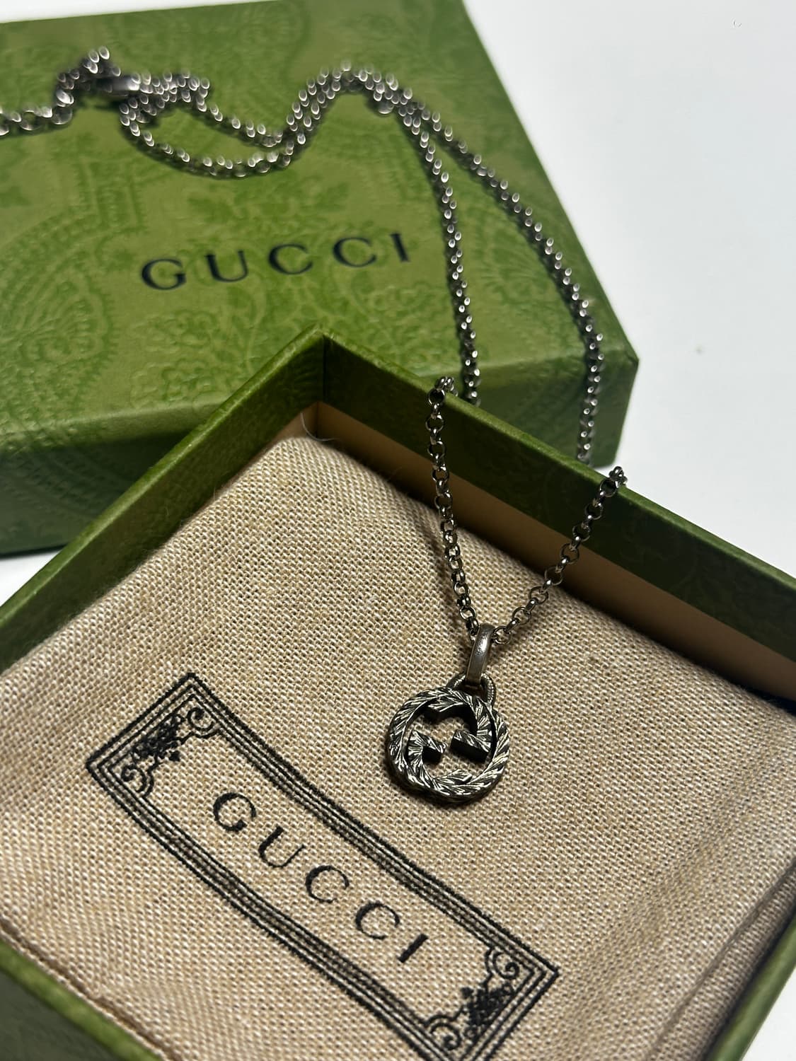 구찌 인터로킹 목걸이 상품이미지3