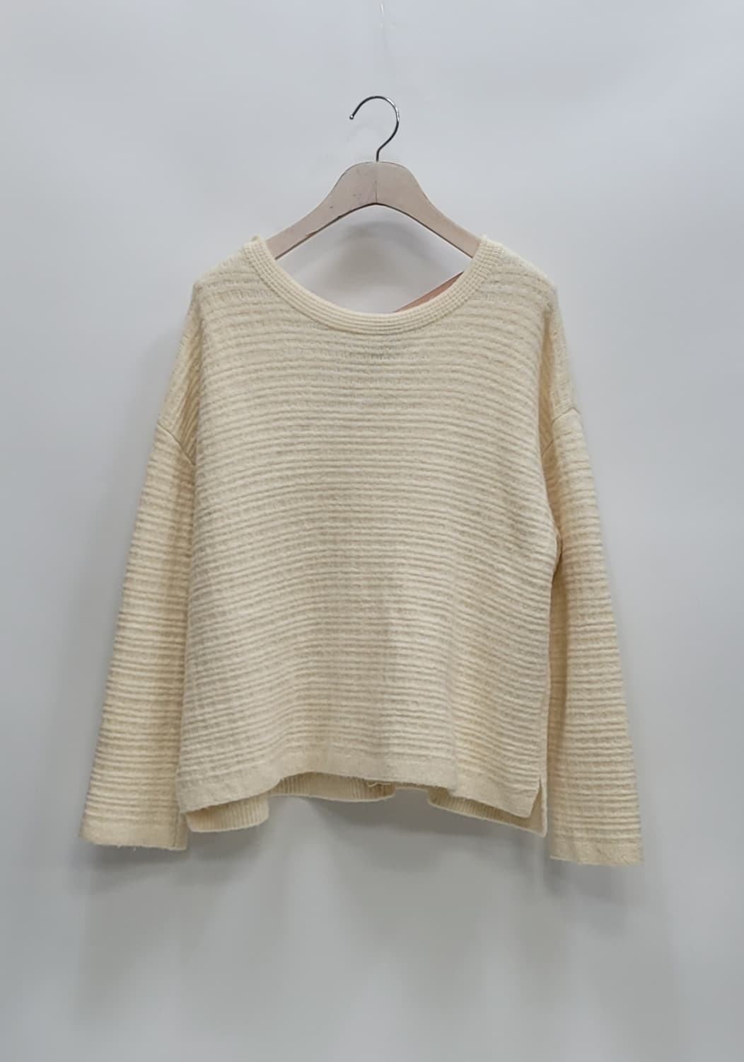 SJSJ 한섬 에스제이에스제이 오버핏 알파카 니트 / 여 F (90)  상품이미지1