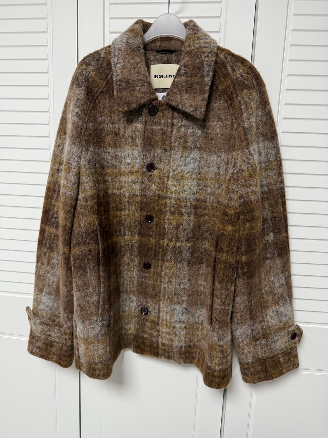 인사일런스  알파카 하프 발마칸 코트 상품이미지4