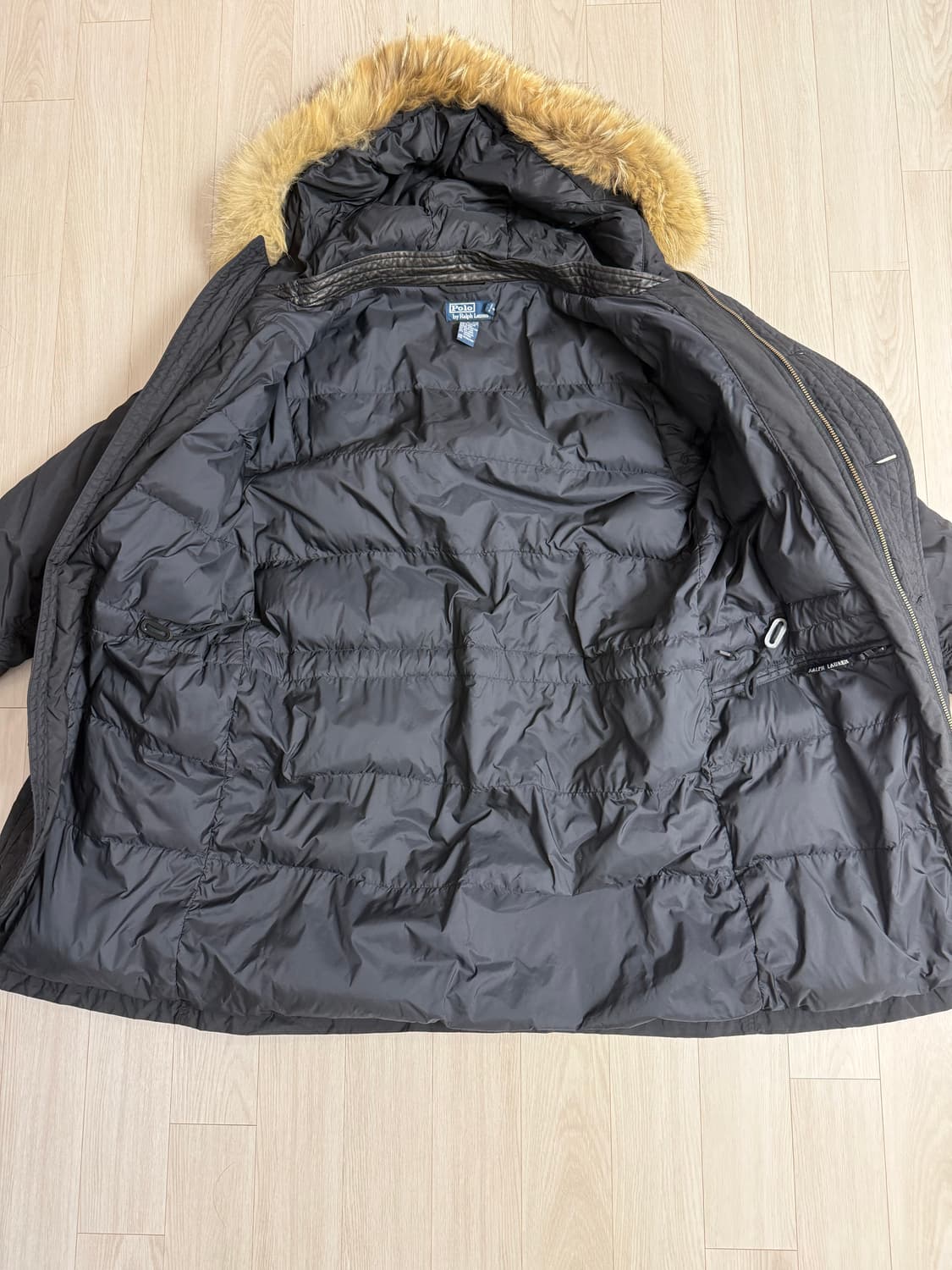 레어) 폴로 랄프로렌  스노클 롱 다운 파카  리얼 코요테(탈부착) /  상품이미지4