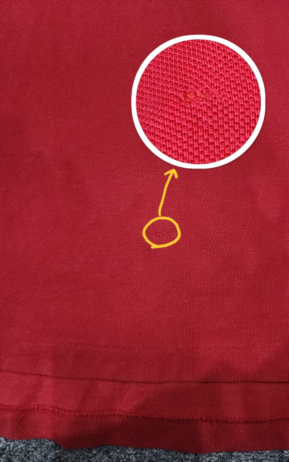 폴로 랄프로렌 빈티지 빅 멀티포니 커스텀핏 카라 반팔티 pk 반팔티 M 상품이미지5