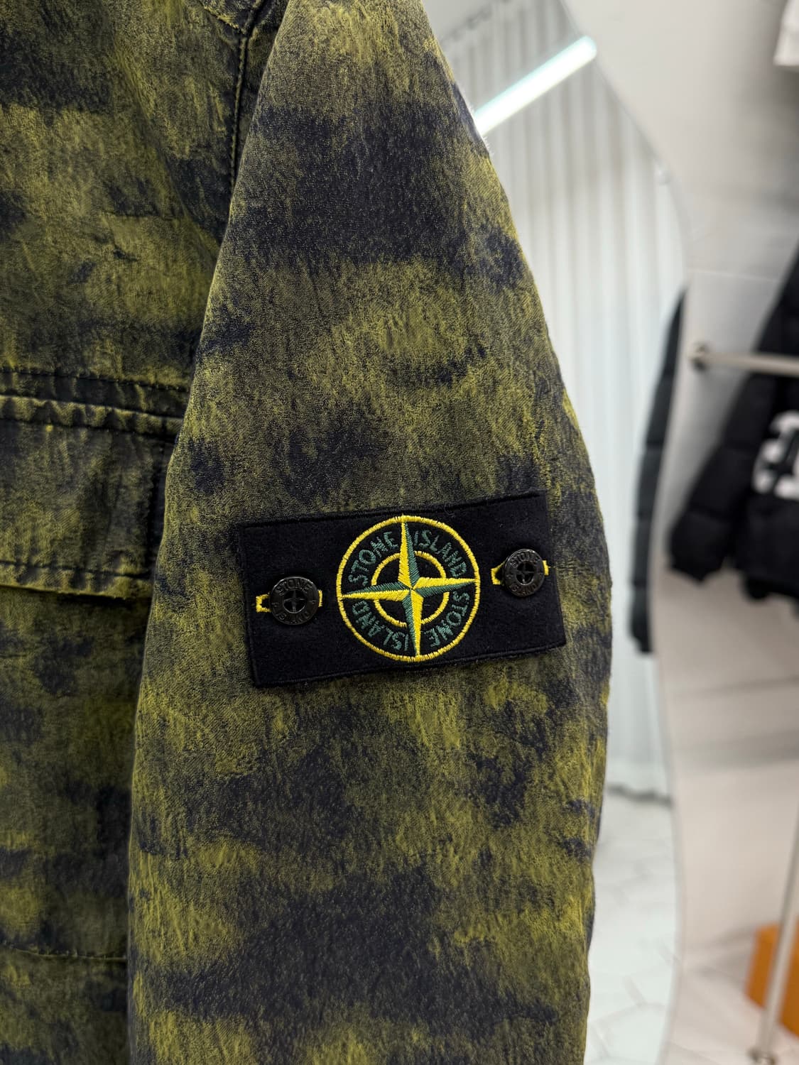 [M] 스톤아일랜드 DPM 자카드 오버셔츠 자켓 상품이미지3