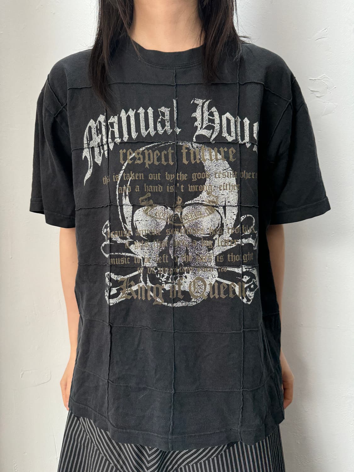 skull printing top 상품이미지1