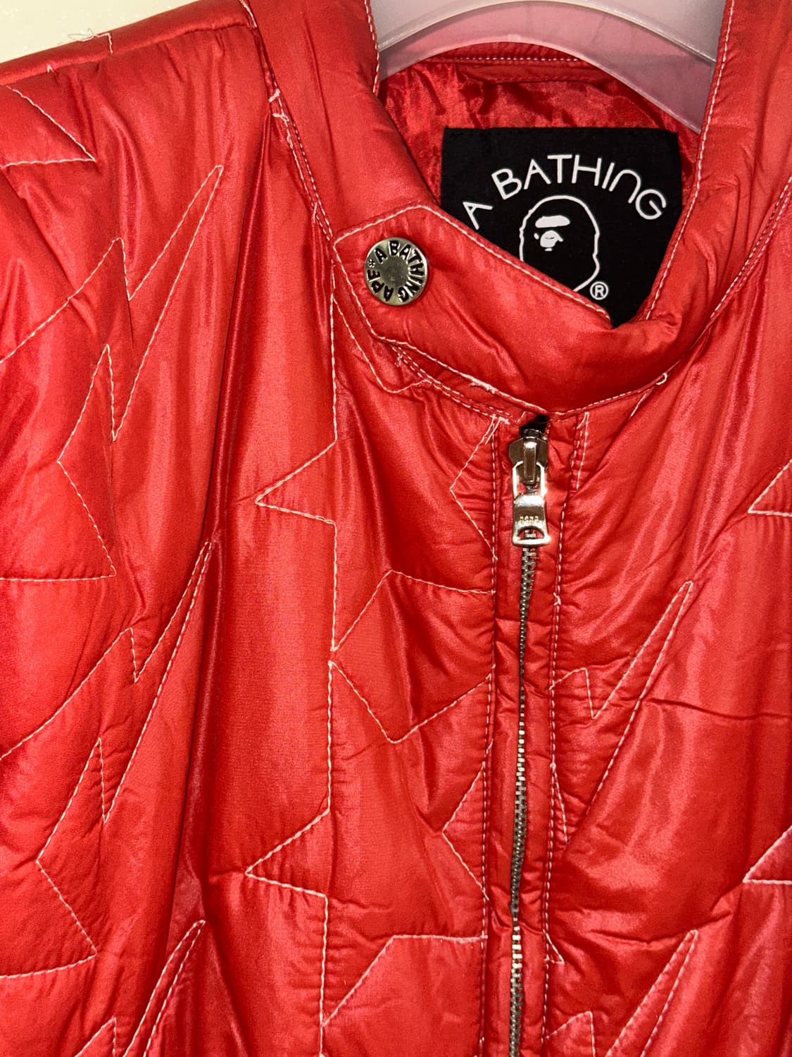 베이프 퀄팅 패딩 자켓 데드스탁 상품이미지6