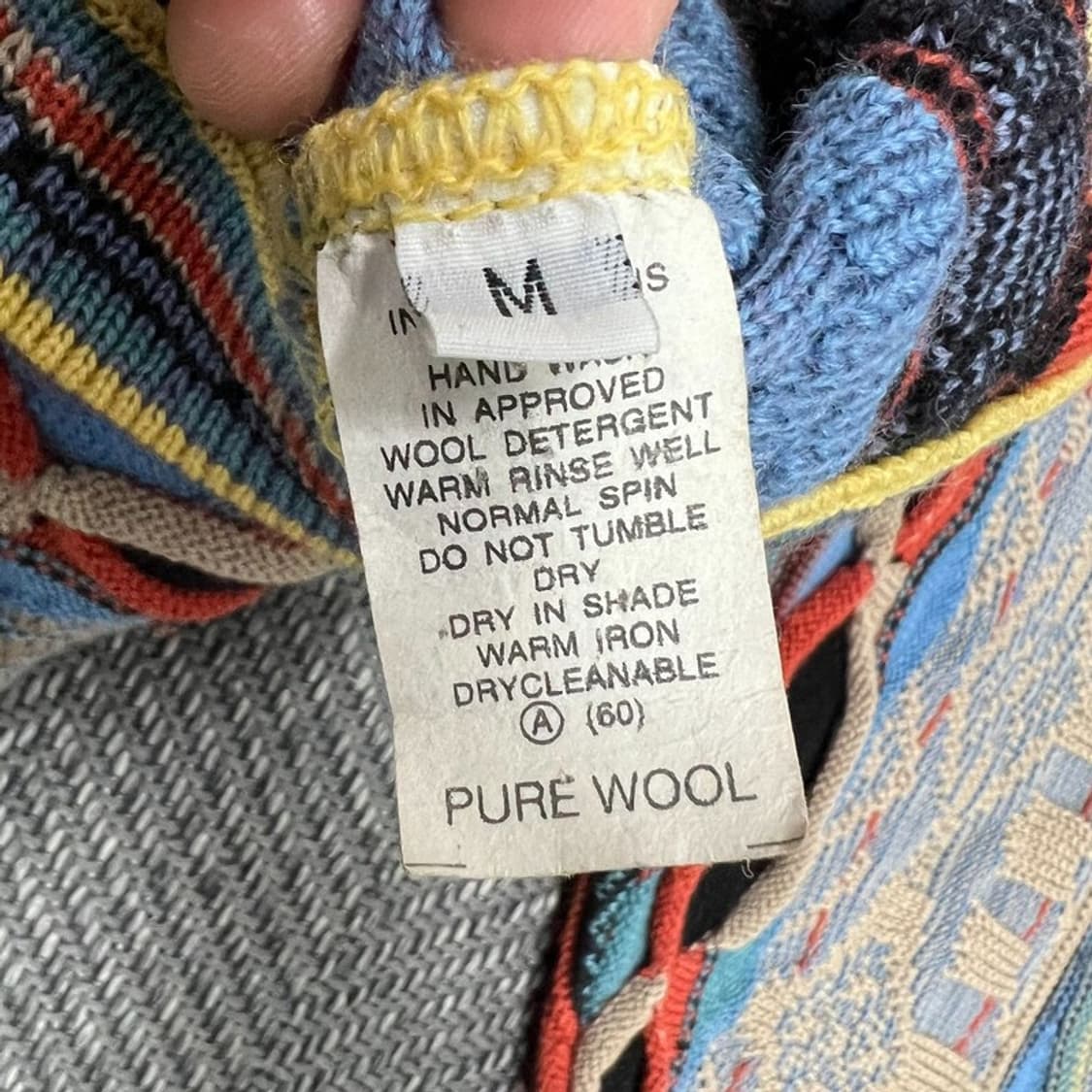 멀티컬러 케이블 가디건 v0999 상품이미지6