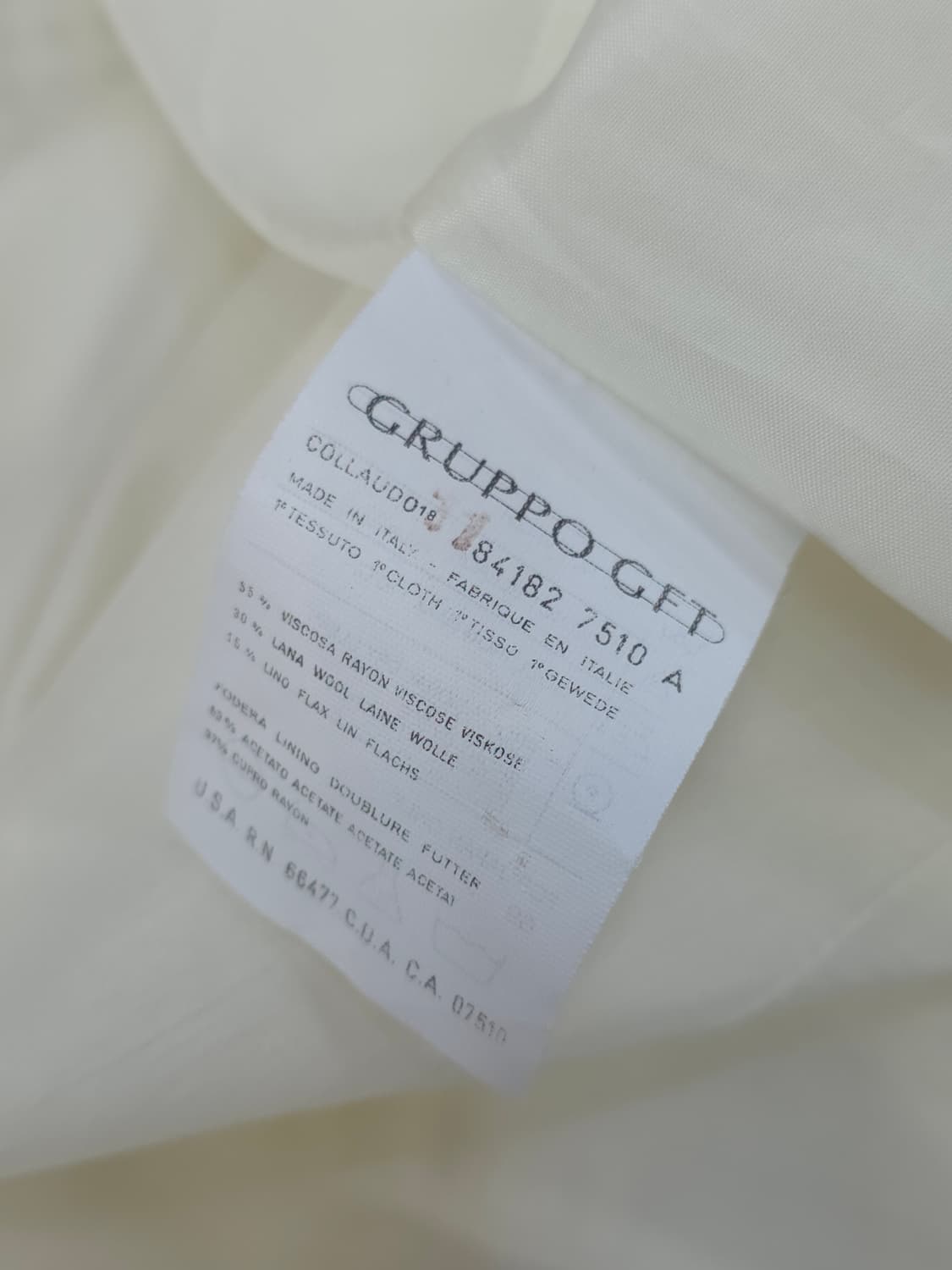 Valentino Miss V 아이보리 자켓 40/6 상품이미지10