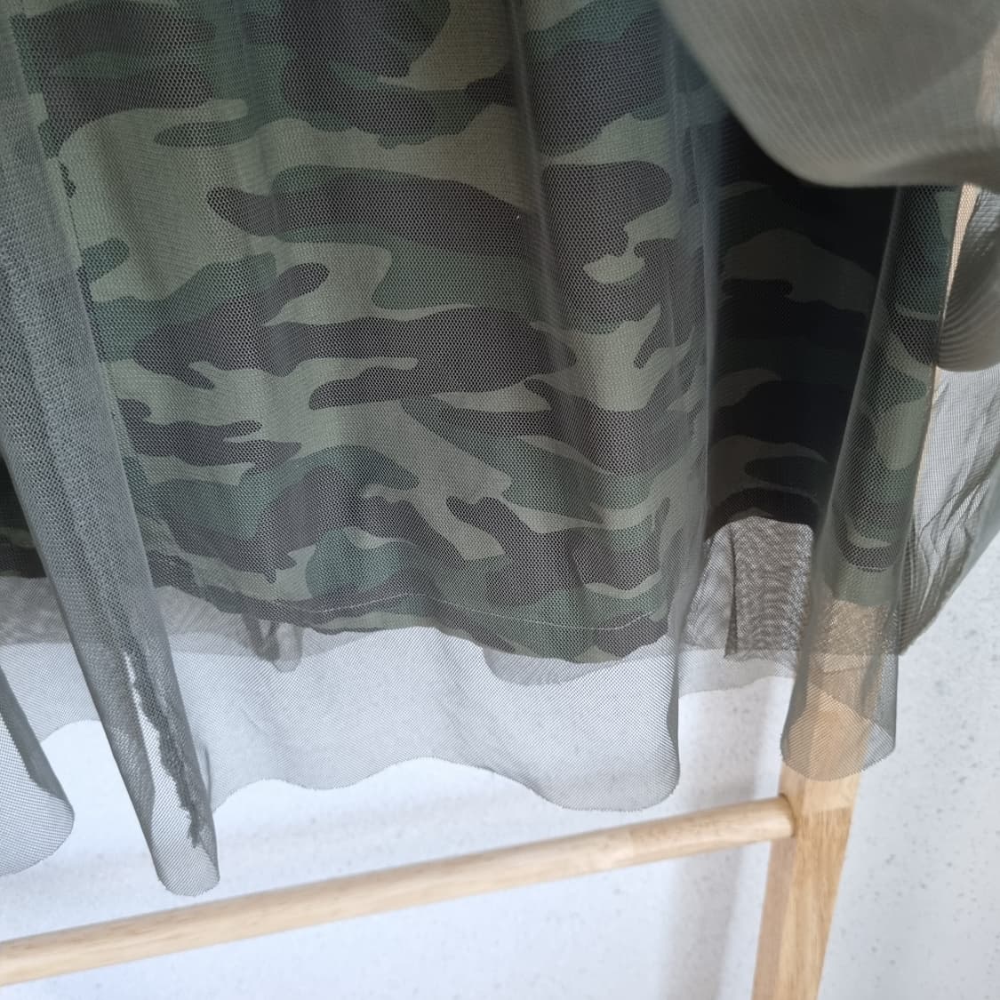 JPN Olive Tulle Layer Skirt 상품이미지4
