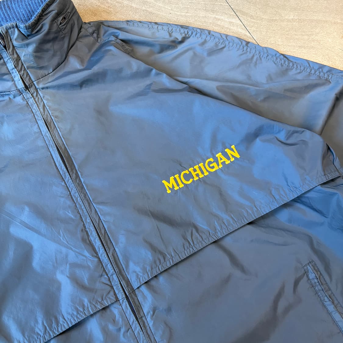 90년대 생산 울리치 네이비 윈드브레이커 자켓 상품이미지4