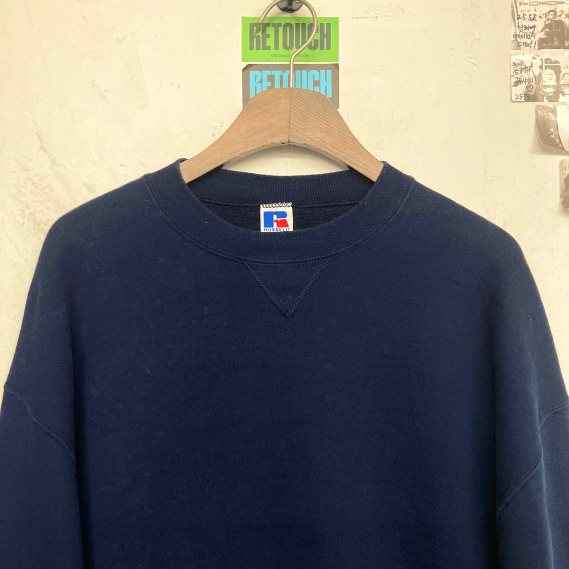 90‘s USA 러셀 맨투맨 ‘네이비‘ 상품이미지2