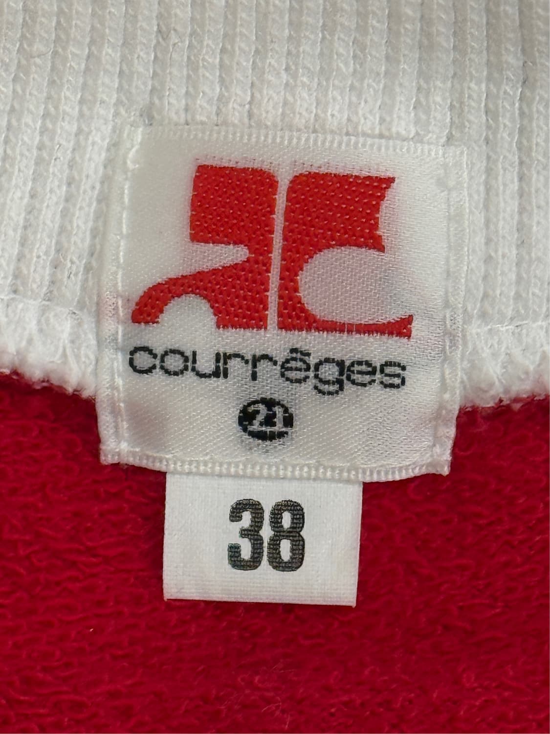 꾸레쥬 21 져지 집업 자켓 상품이미지3