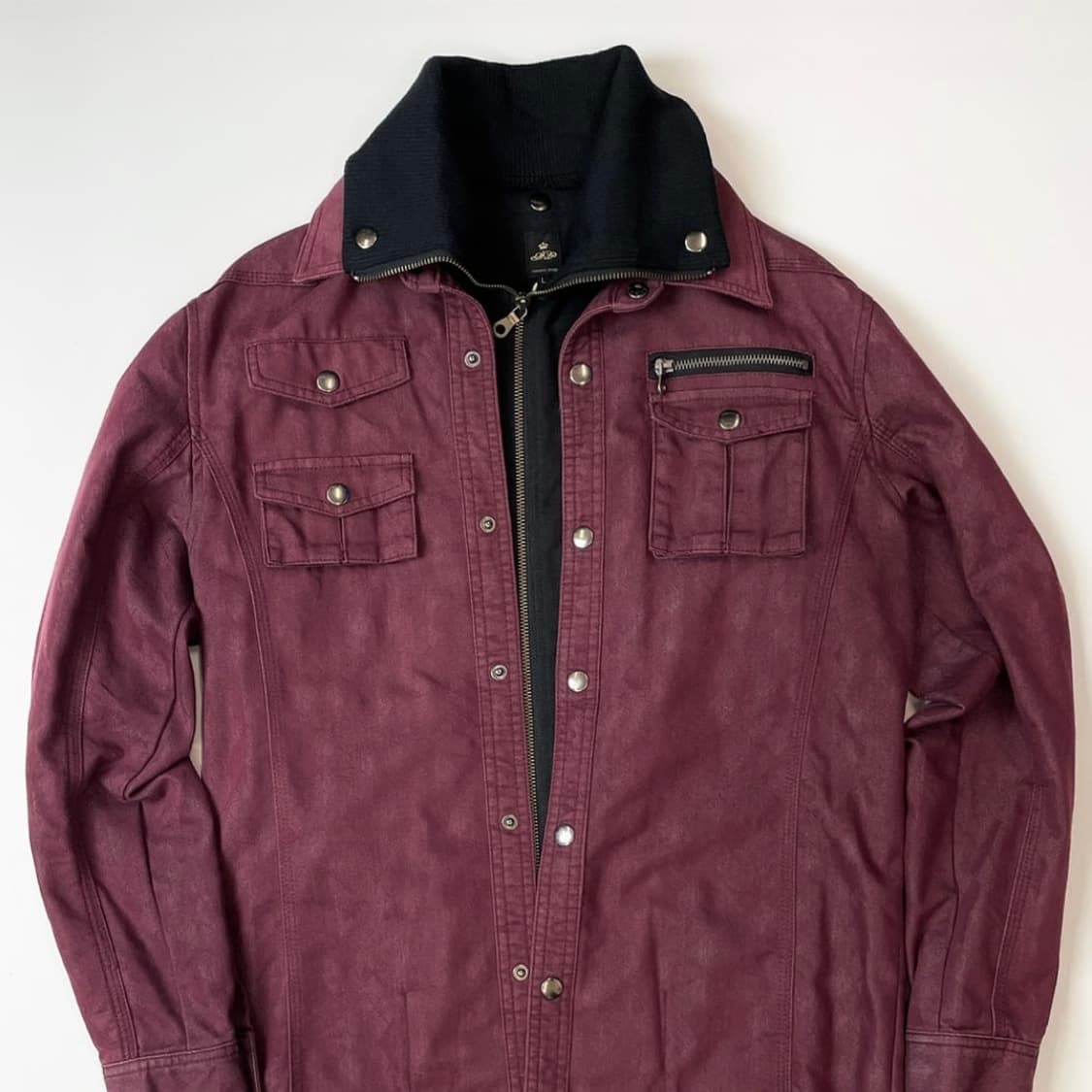 락시크 락펑크 레이어드 셔츠 자켓  상품이미지1