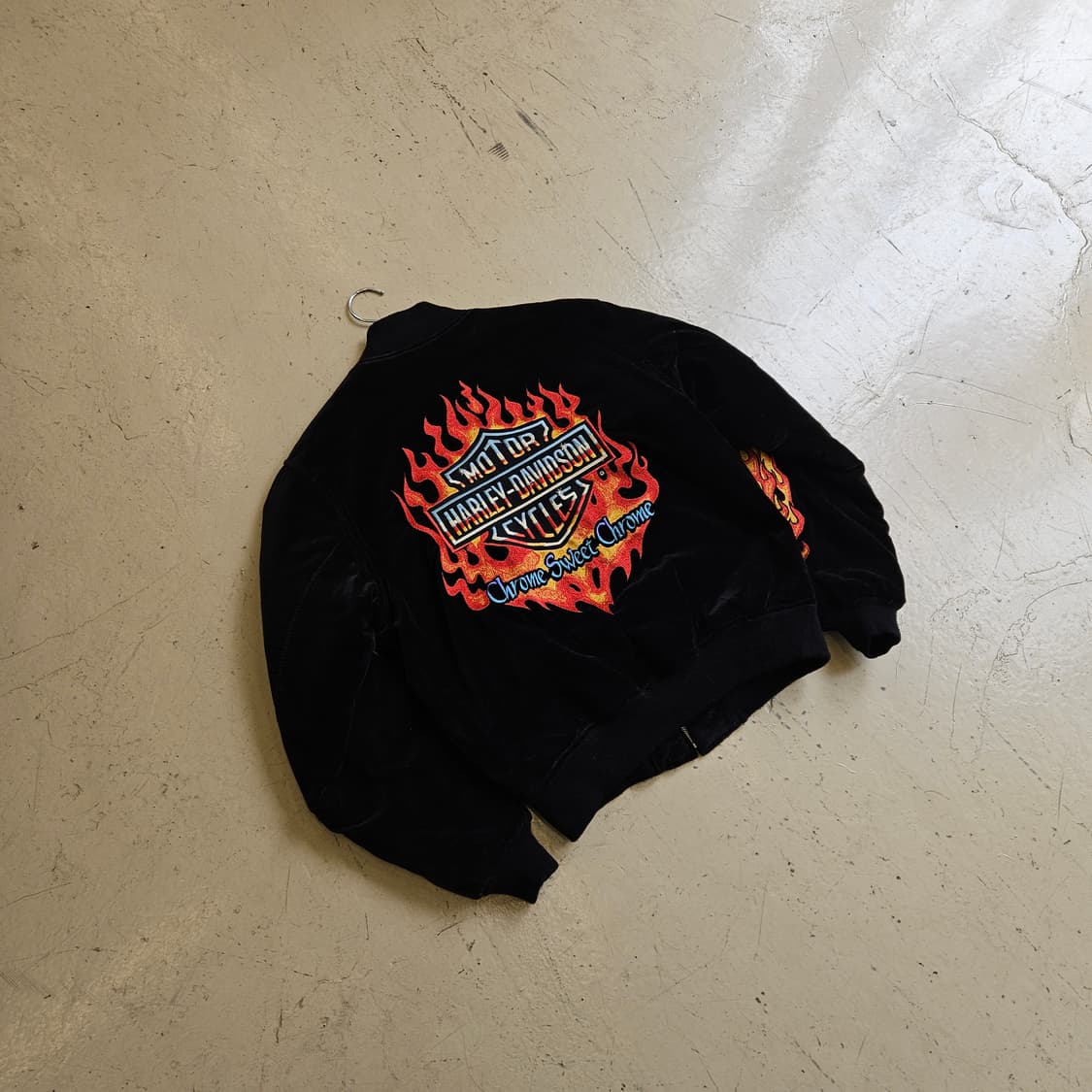 할리데이비슨 벨벳 스카잔 블루종 점퍼 M 95 상품이미지6