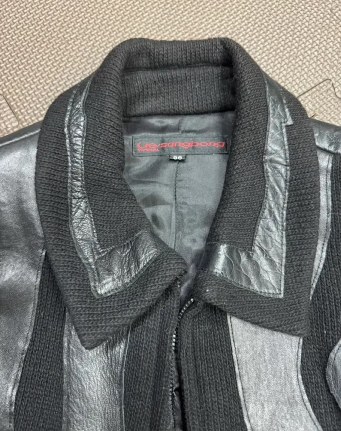 이상봉 램스킨 아플리케 울니트 자켓 상품이미지2