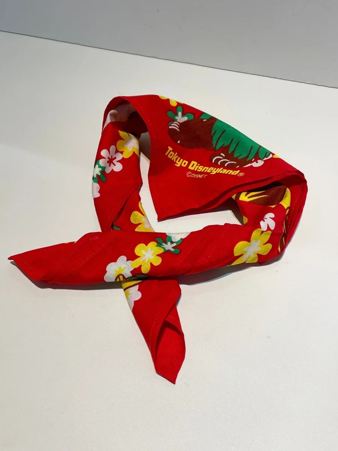 도쿄 디즈니 랜드 미키마우스 하와이안 쁘띠 손수건 A1366 상품이미지1