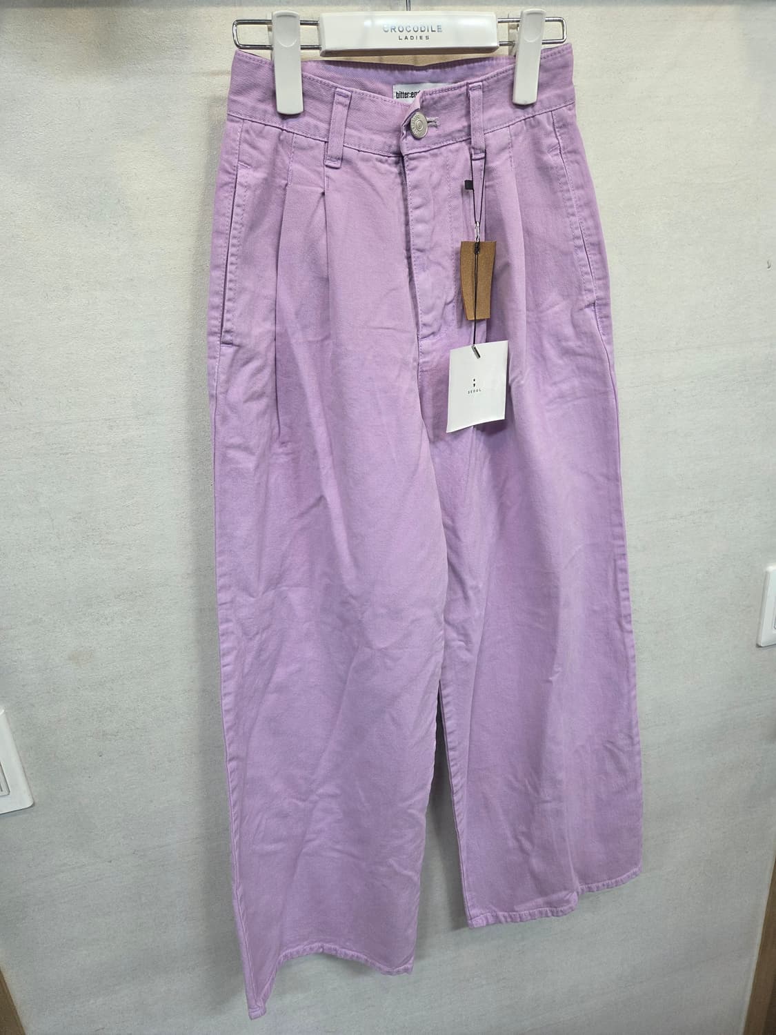 비터앤더 핀턱 와이드 팬츠 대략 23 24 실측확인 상품이미지7