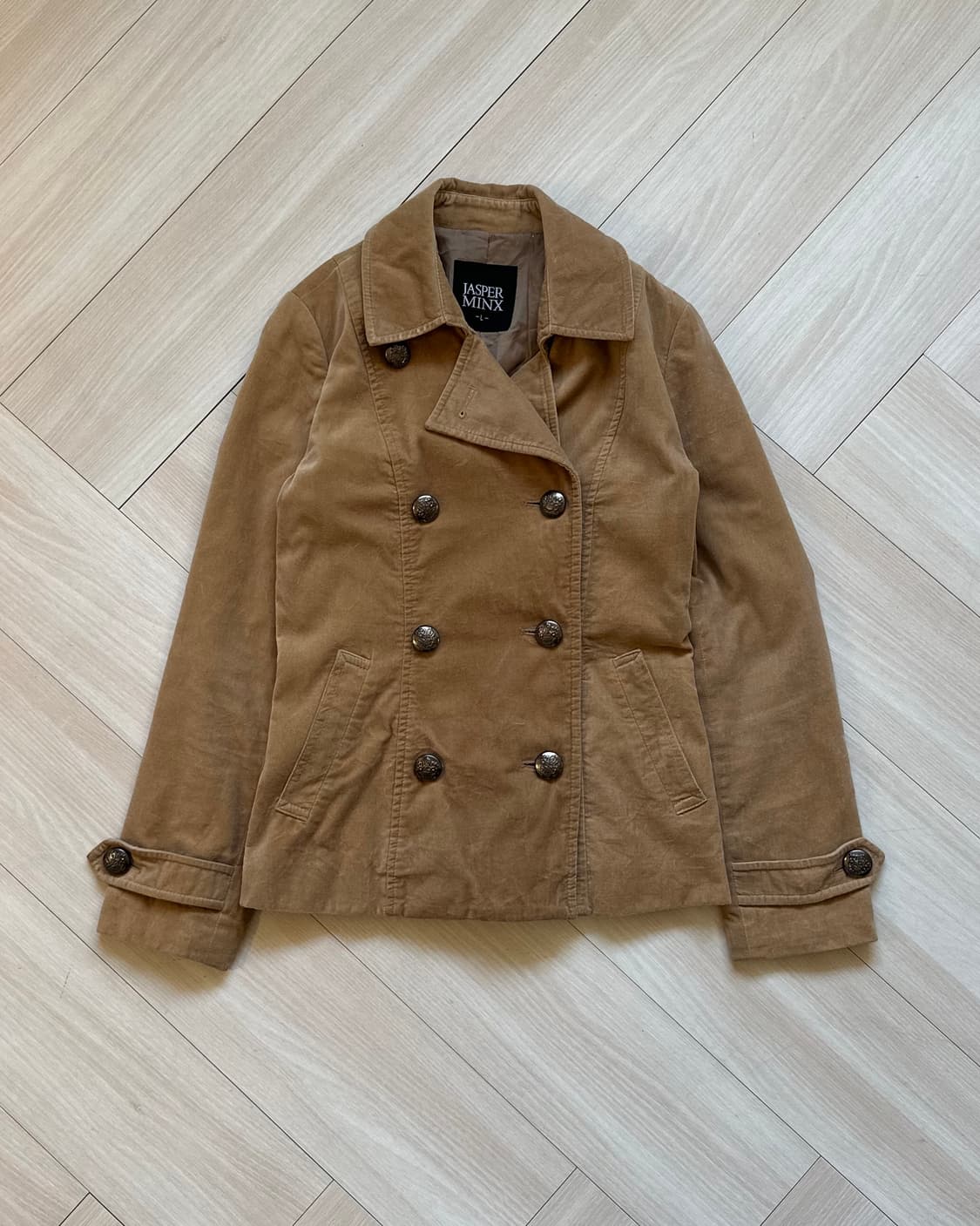 [JASPER MINX] brown double jacket 상품이미지3