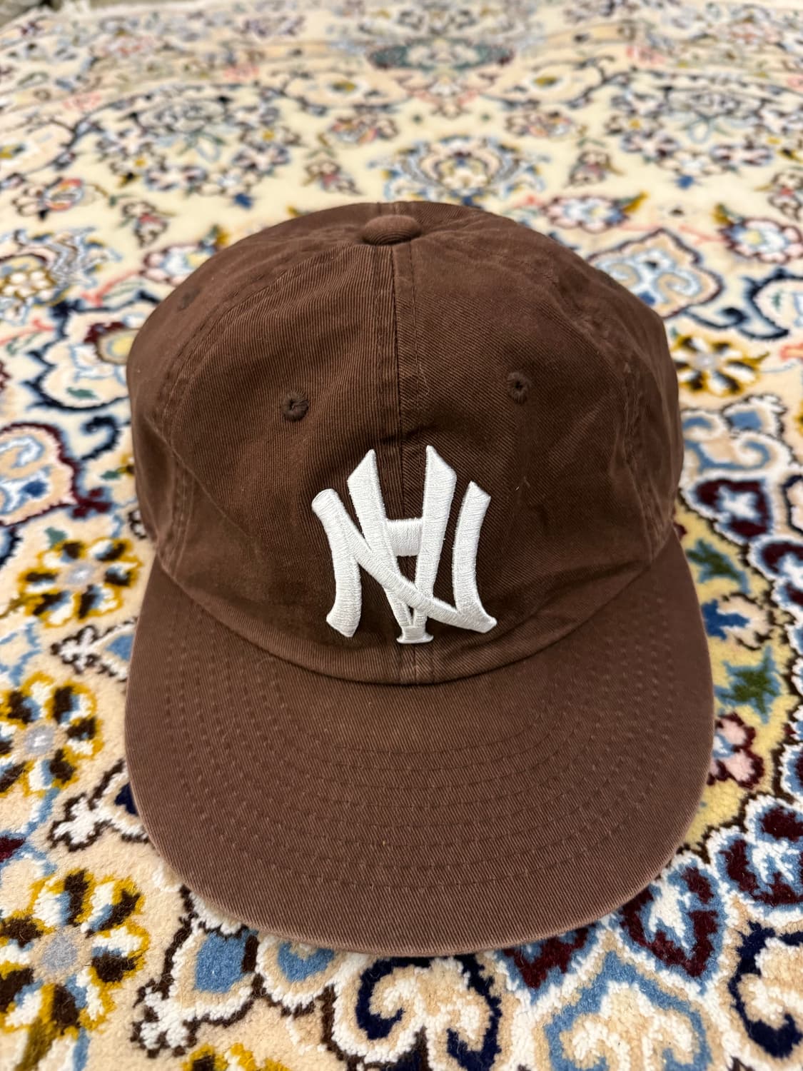Annot 브라운 뉴욕로고 캡 상품이미지1