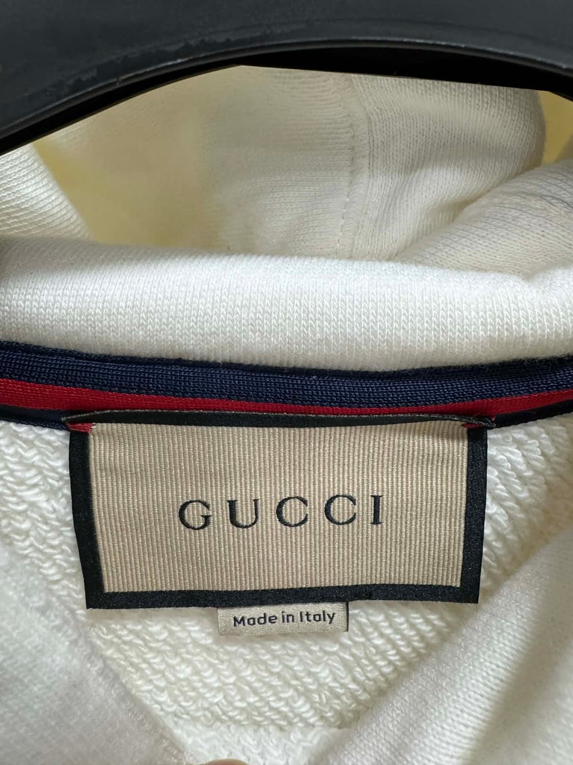 백화점팜 구찌 로고 코튼 후드티 XXS 상품이미지4