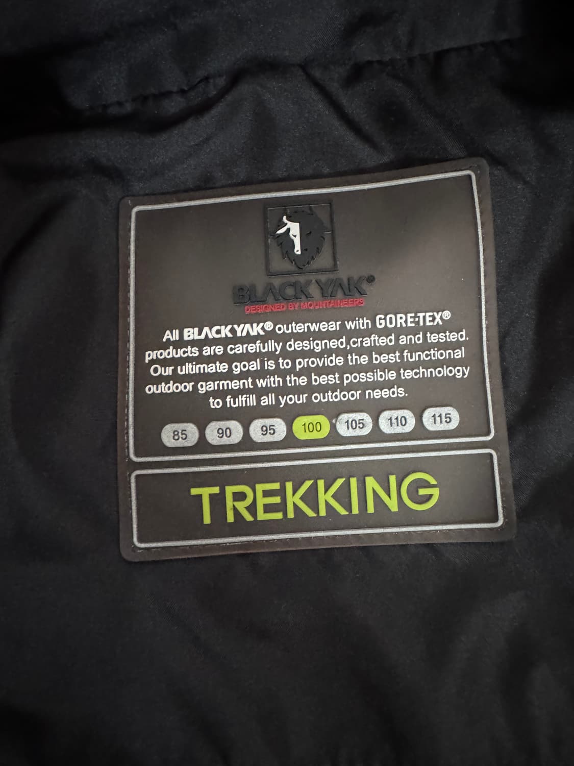 블랙야크 고어텍스 등산 후드 바람막이 L 블랙 상품이미지3