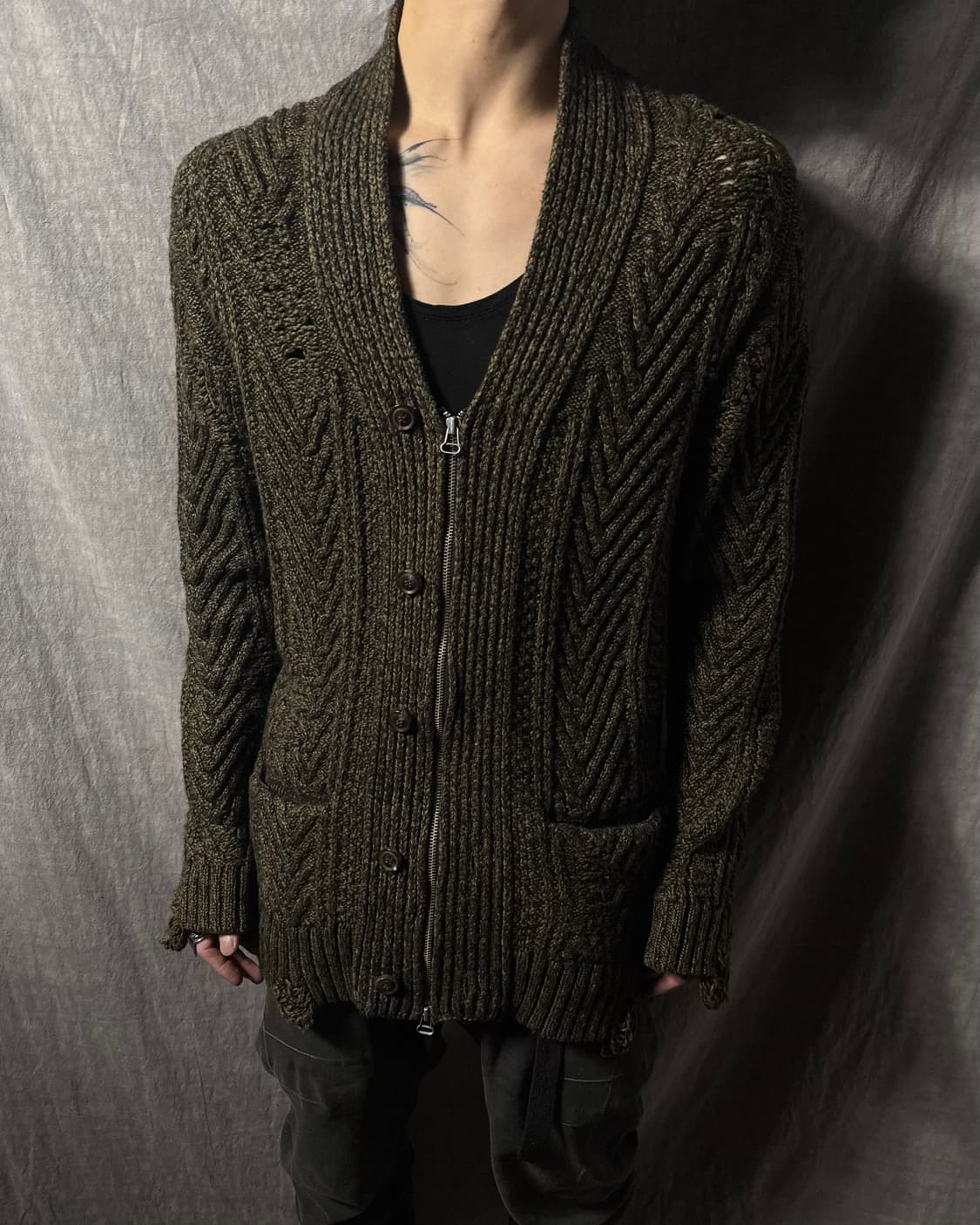 MIHARA YASUHIRO Distressed Heavy Knit  상품이미지1