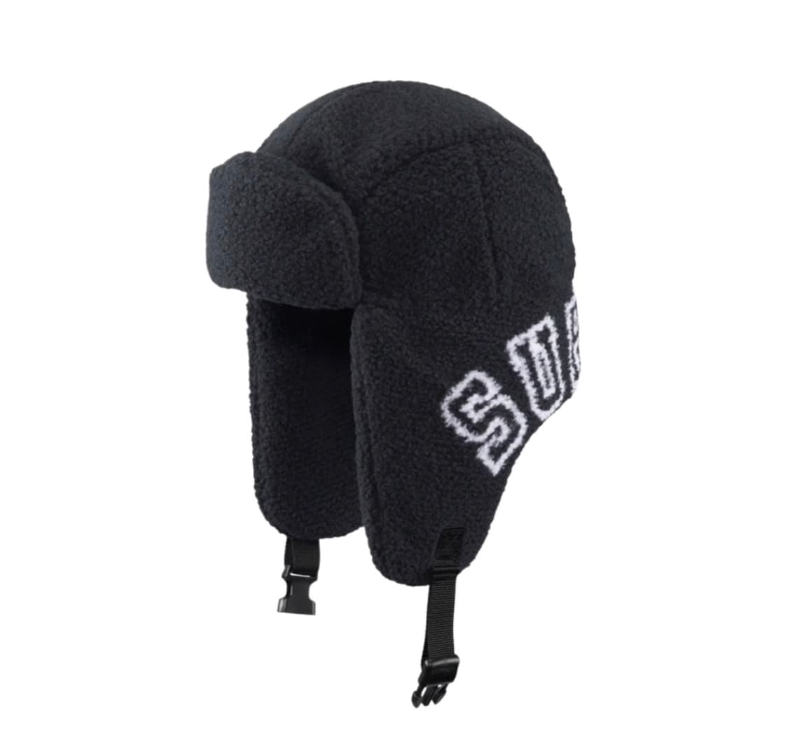 [M/L] 슈프림 셔링 트루퍼햇 블랙 상품이미지1