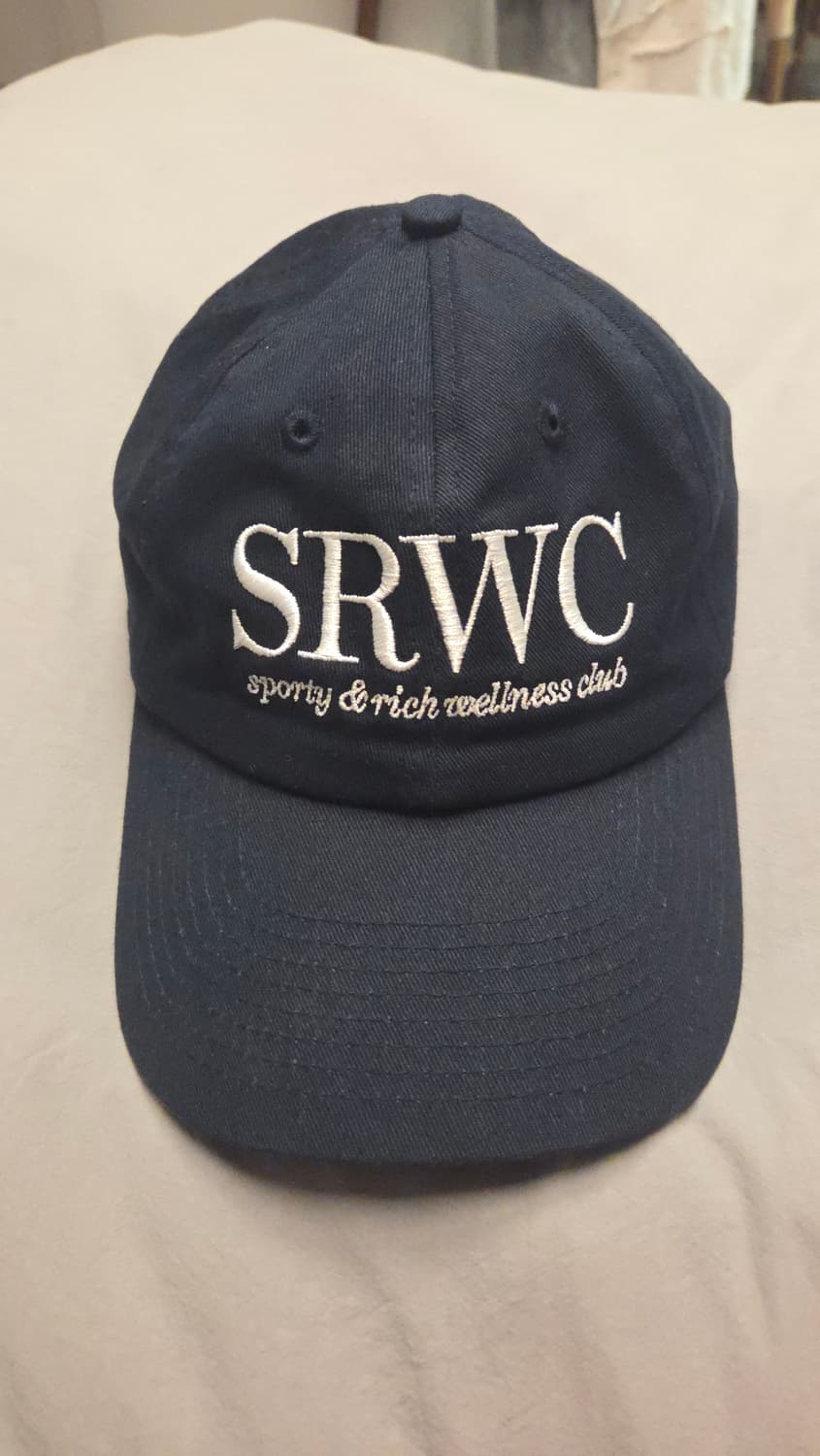 Sporty & Rich(스포티앤리치) SRWC 네이비 캡모자 상품이미지2