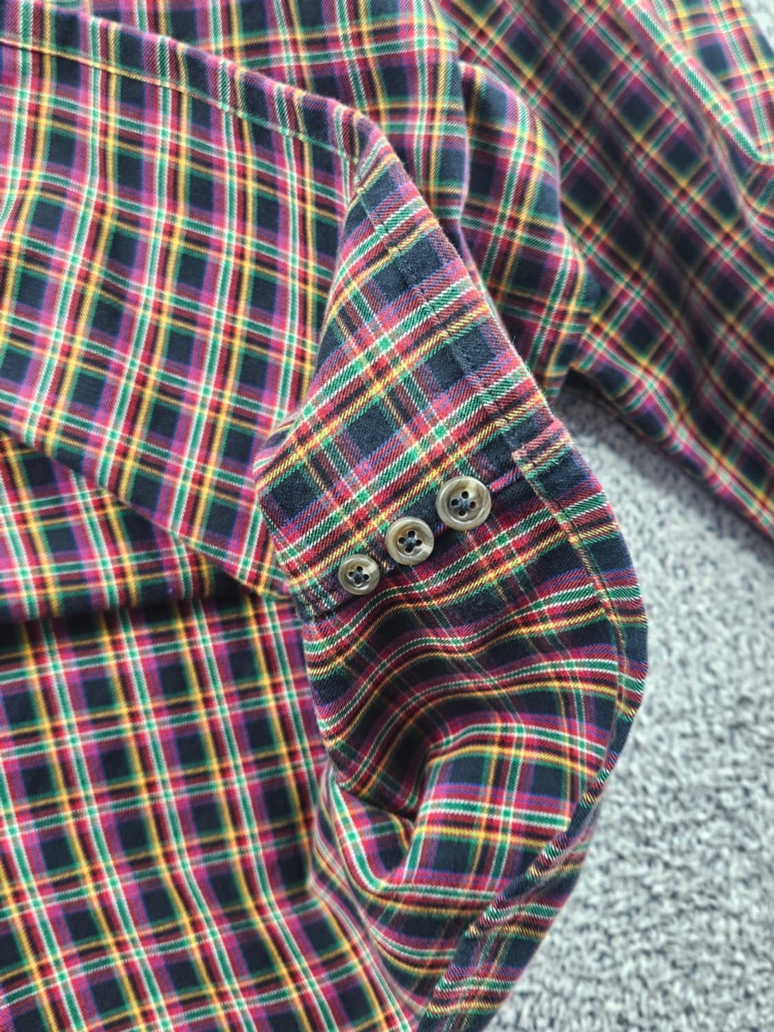 폴로랄프로렌 크롭 커스텀 체크 셔츠 ( XL ) / 11515 상품이미지9