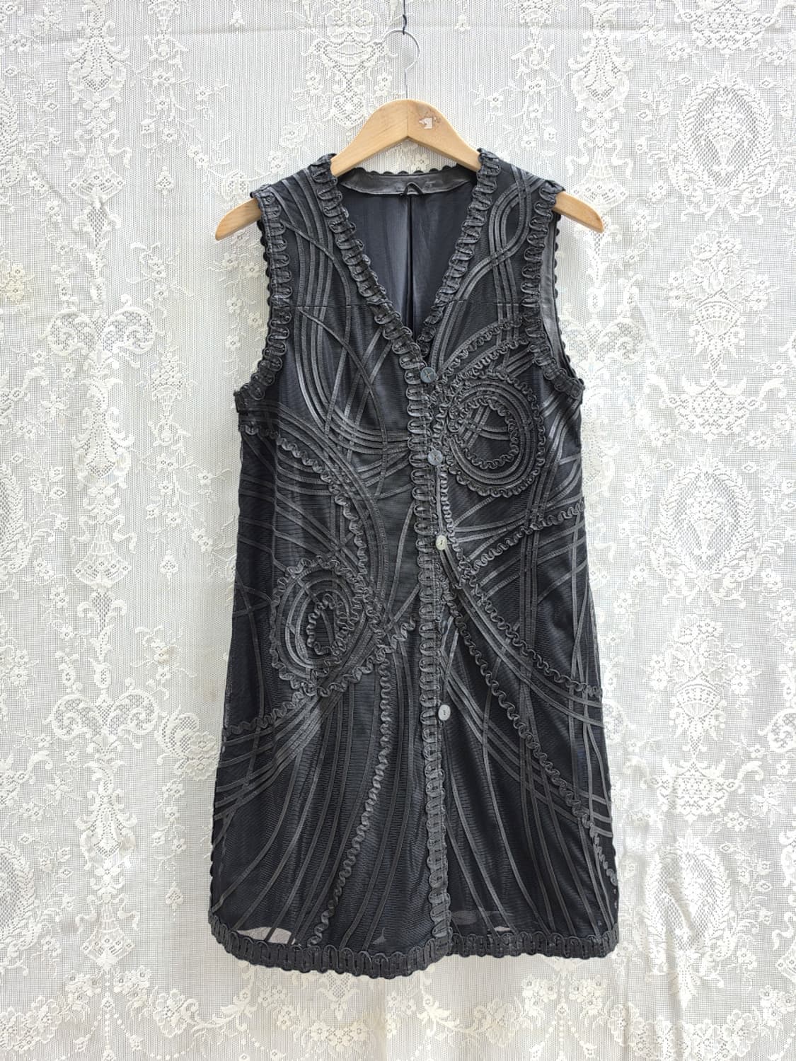 80s 일본 양가죽 베스트 (made in japan) 상품이미지1