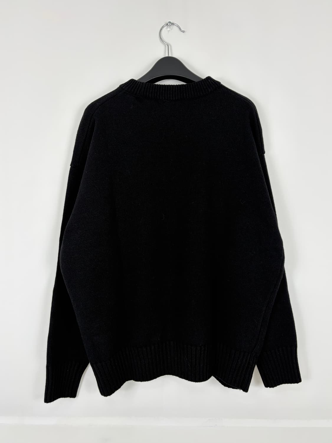 a93) 아미 AMI 빅하트 로고 울 니트 상품이미지5