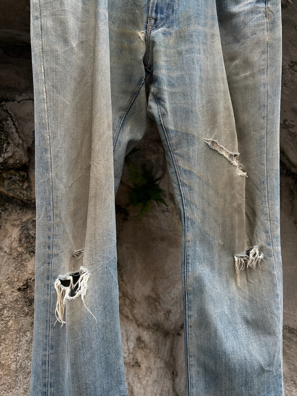 Dirty washing distressed jeans 상품이미지5