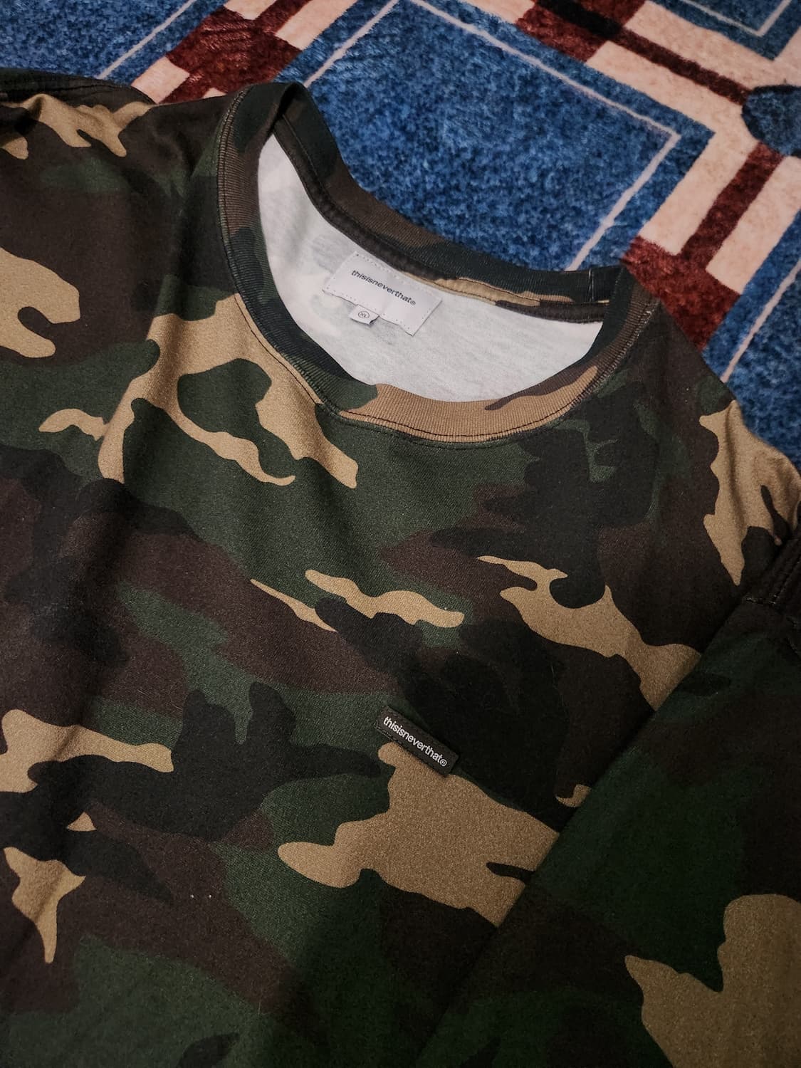 디스이즈네버댓 우드랜드 카모 롱슬리브 (XL) 상품이미지2