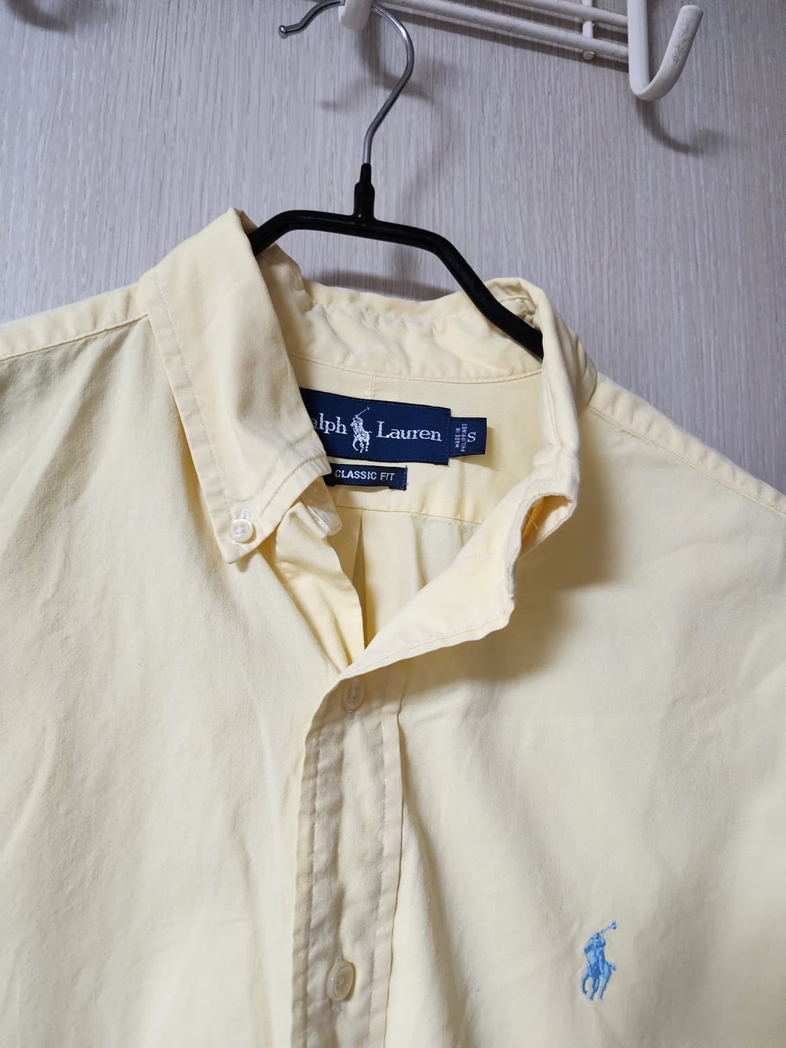폴로 랄프로렌 옐로우 셔츠 남방 스몰 상품이미지3