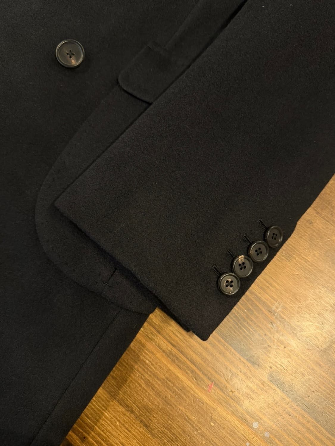 MARK RONSEN 풀핸드 캐시미어 폴로코트 100 상품이미지10