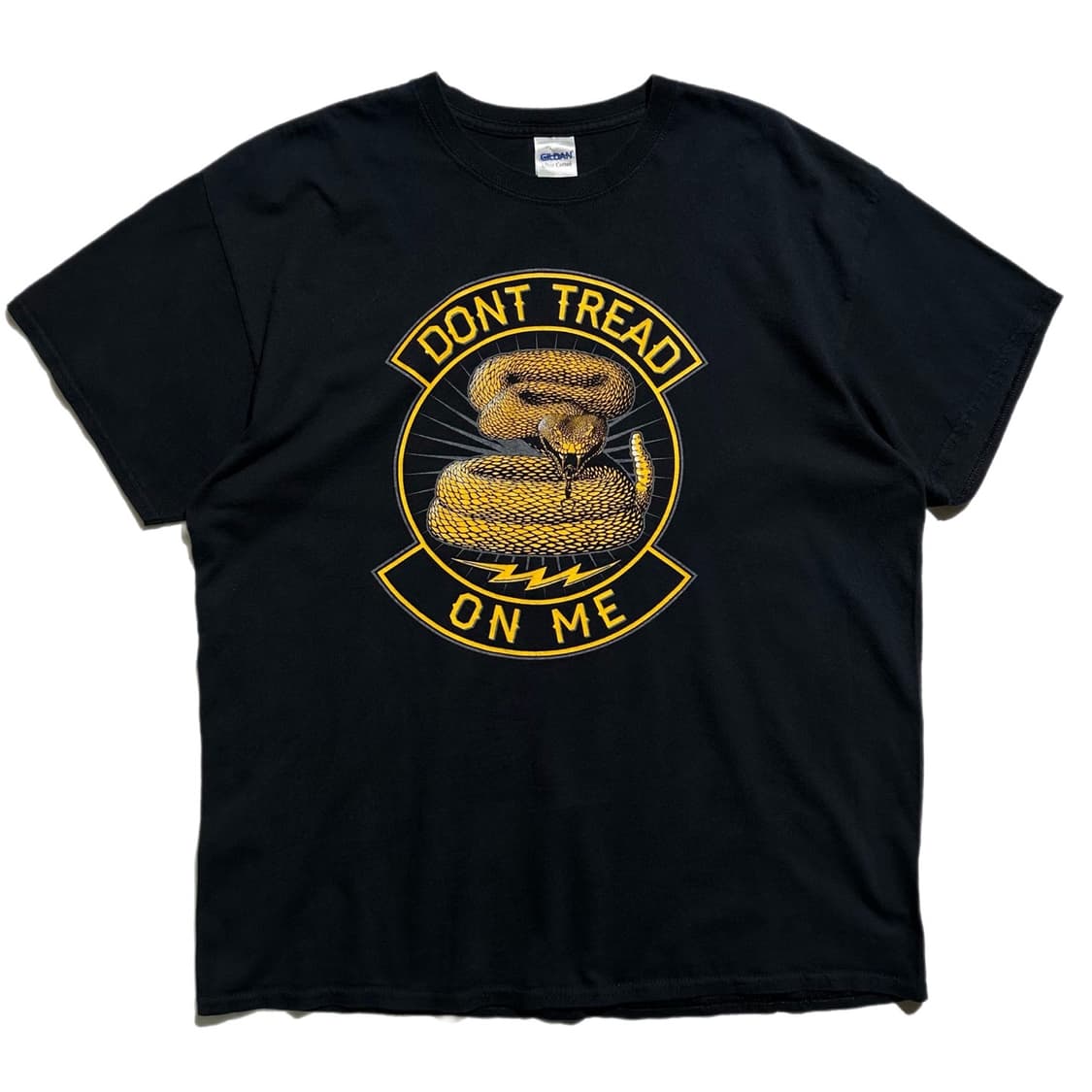 DONT TREAD ON ME SNAKE 프린트 반팔 상품이미지1