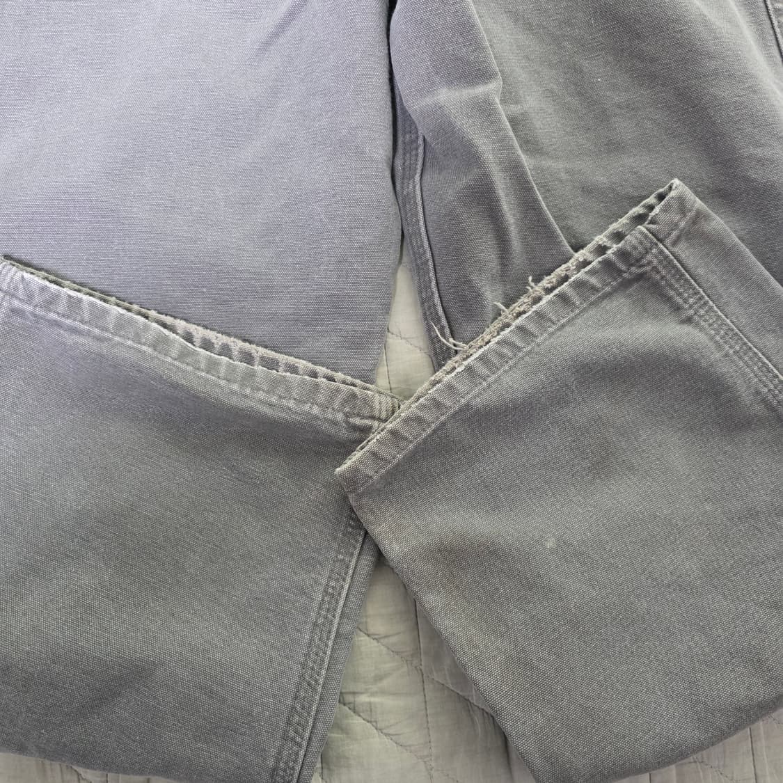 [38X30] 빈티지 칼하트 더블니 B136 GVL 트래쉬드 팬츠 G-3 상품이미지8