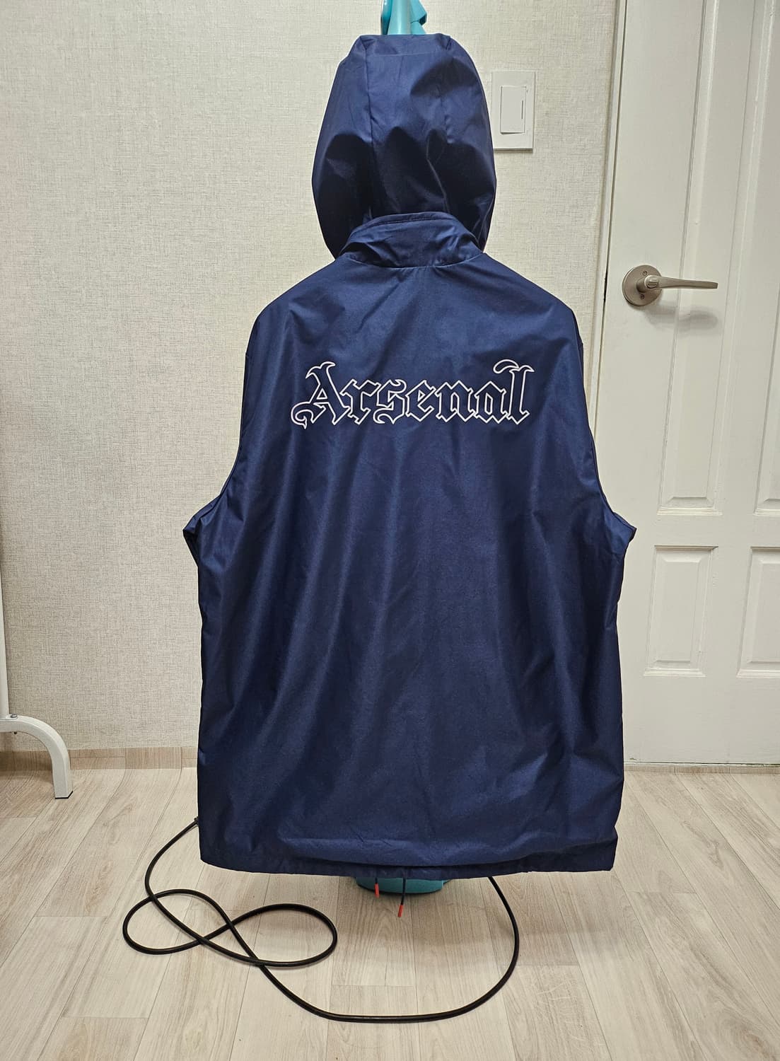 (100~105)L☆우주매물☆아디다스파이어버드아스날[남빨]레인자켓바람막이 상품이미지6